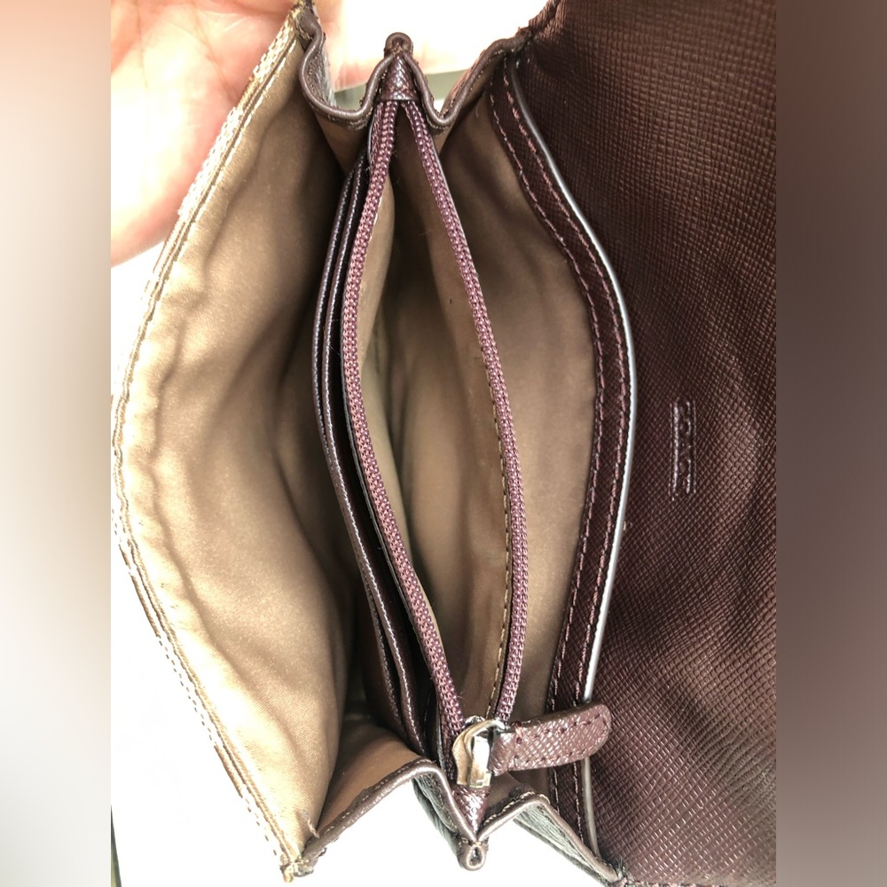 Coach Avery Signature Mini Signature canvas in khaki/brown Crossbody - Picture 15 of 15